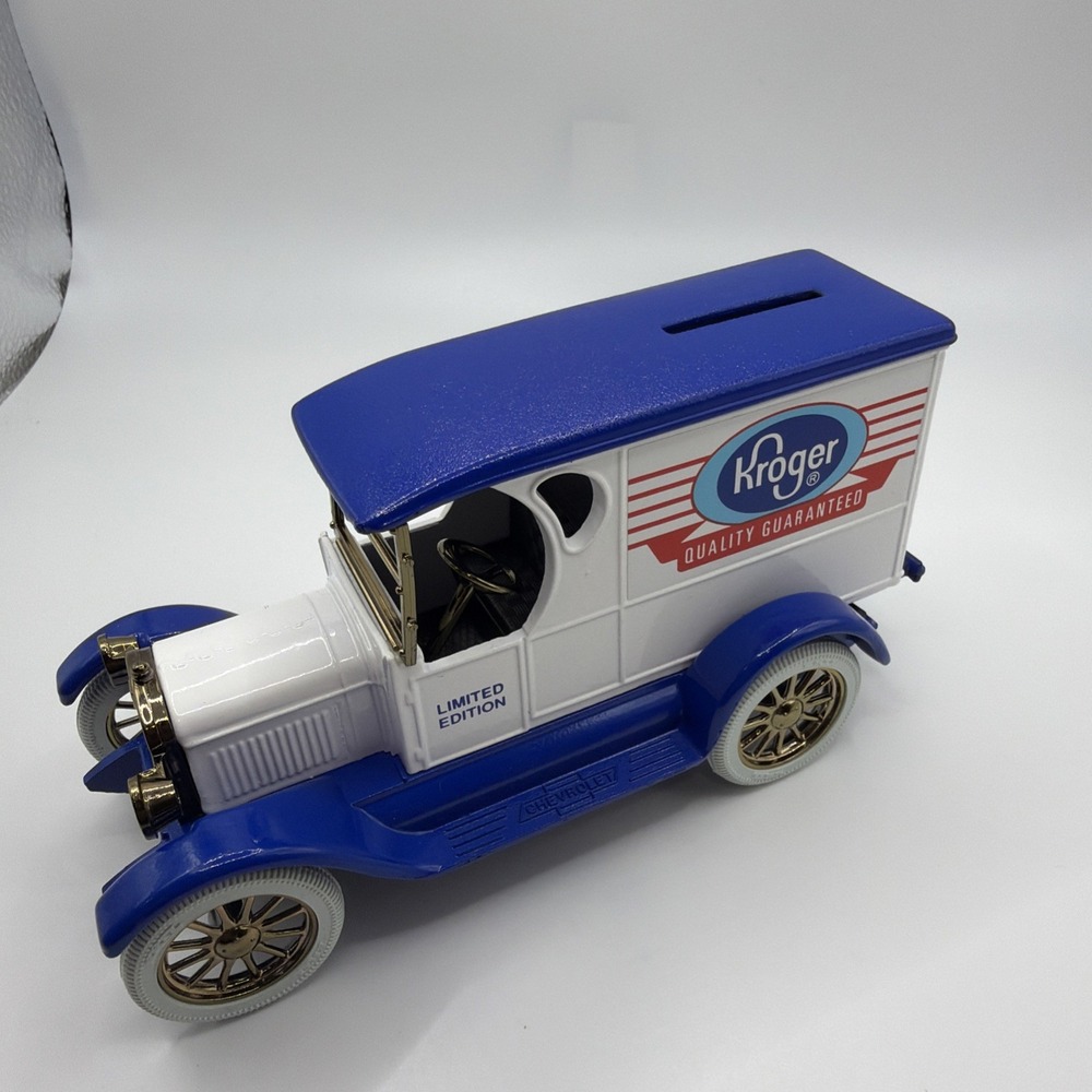1923 Truck Bank‎ Kroger Delivery Chevy Die Cast Metal Ertl 1992 Limited 1/25